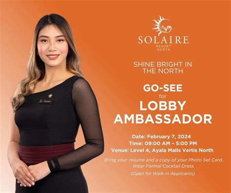 lobby ambassador solaire